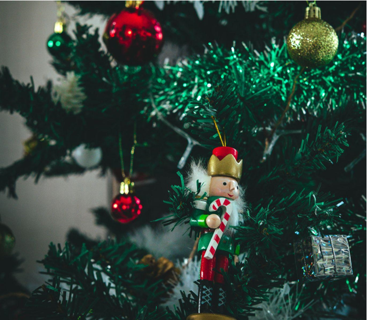 Festive Décor: Artificial Christmas Trees and Wreaths